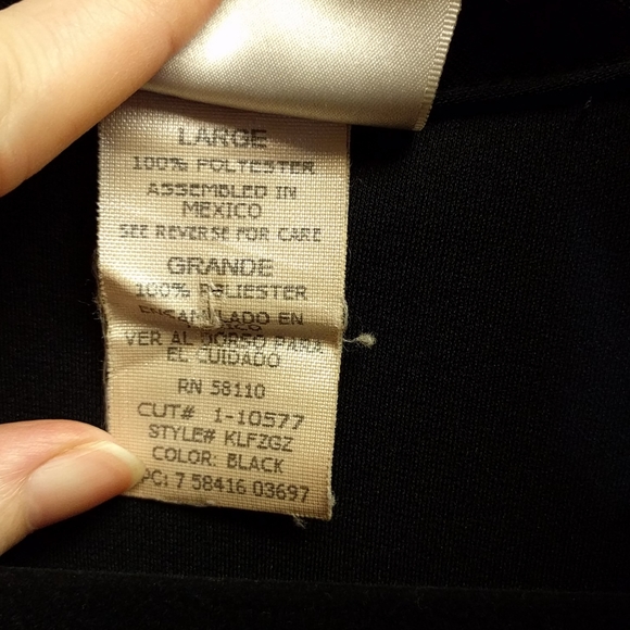 Donated -  Sharp Collar Button Top - Picture 5 of 7